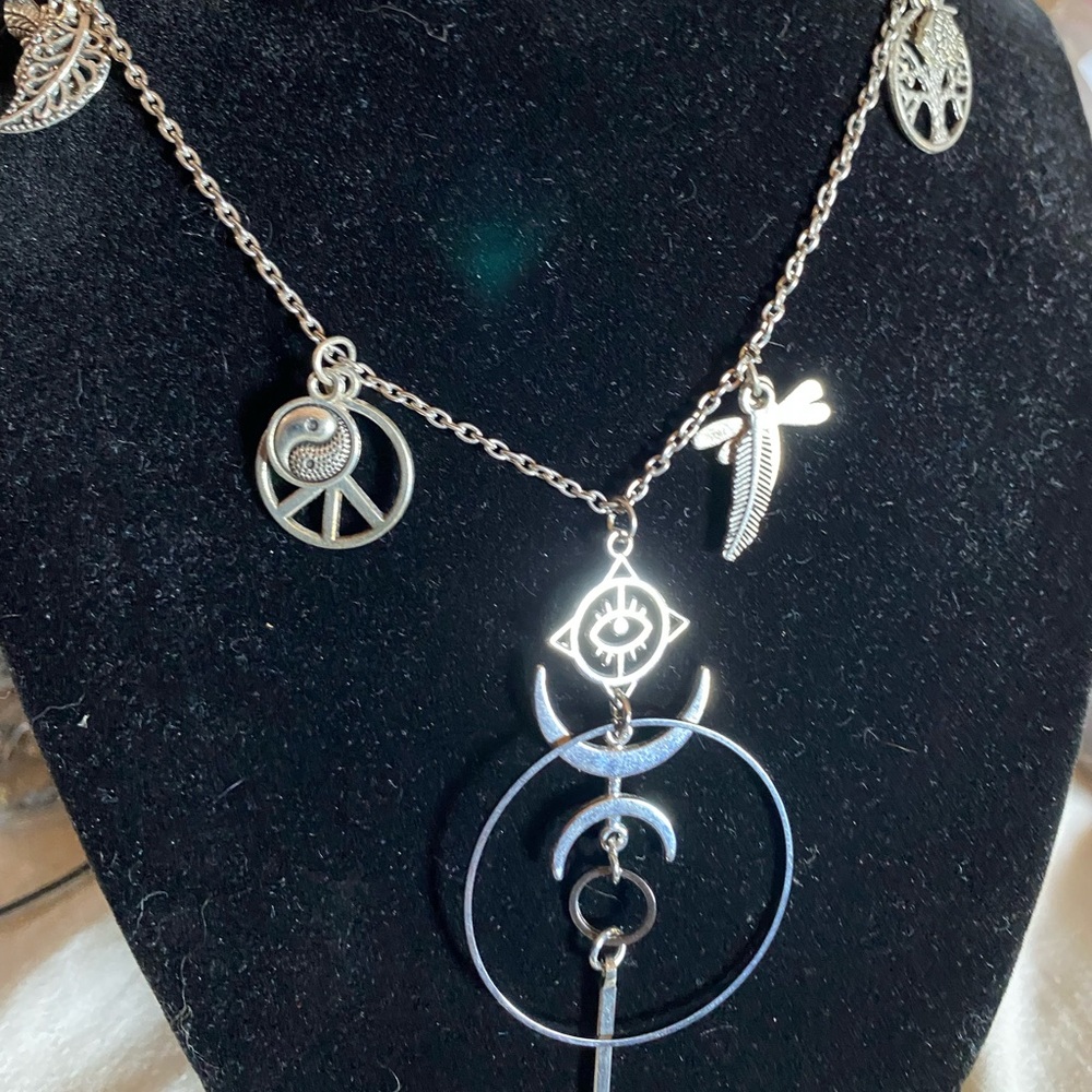 Handmade grounded fun lucky necklace